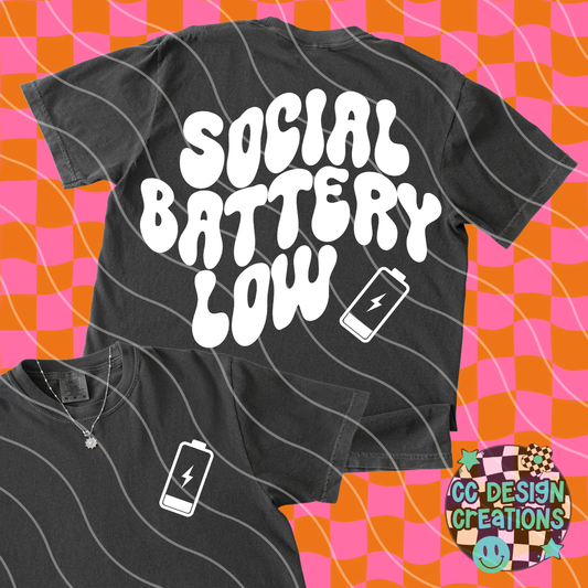 BATTERY LOW PNG Digital Download