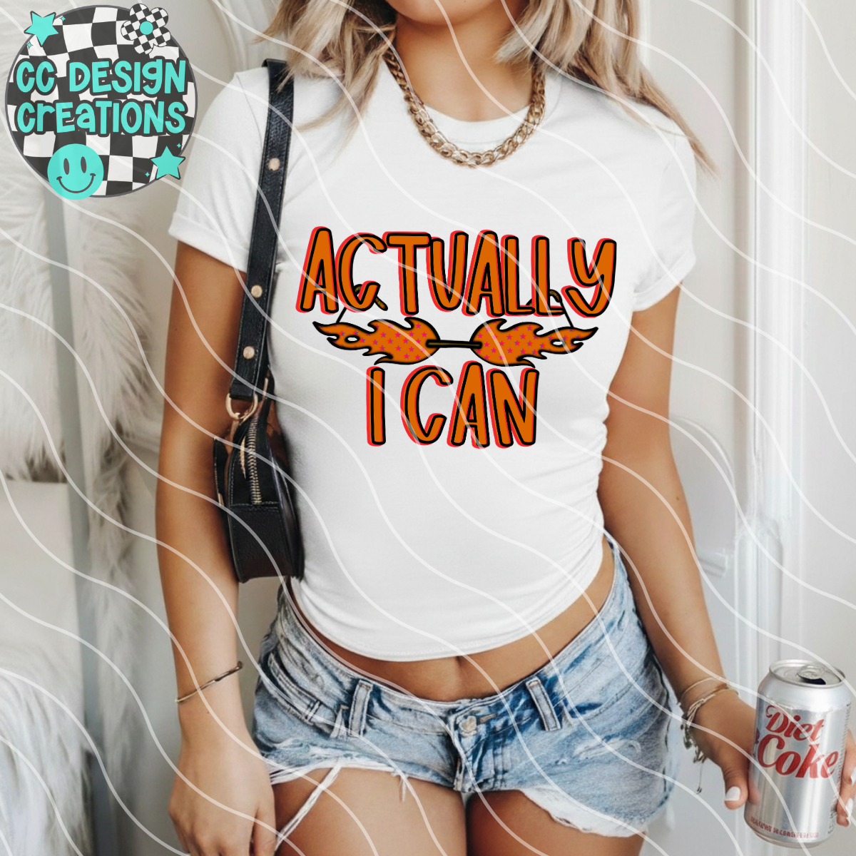 Actually I Can PNG Digital Download