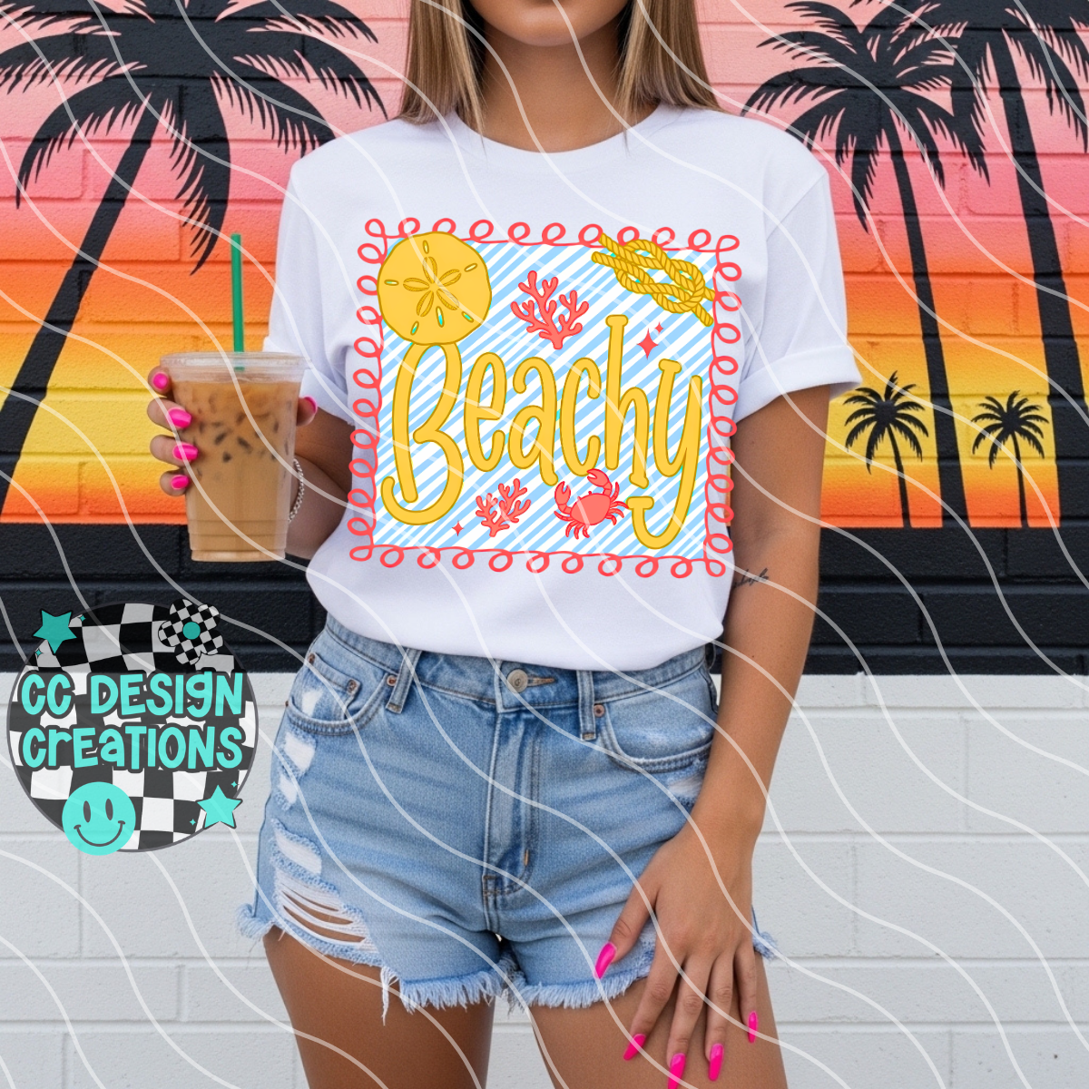 Beachy PNG Digital Download