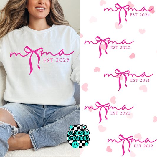Mama Coquette EST 2025 PNG Bundle Digital Download (2010-2025)