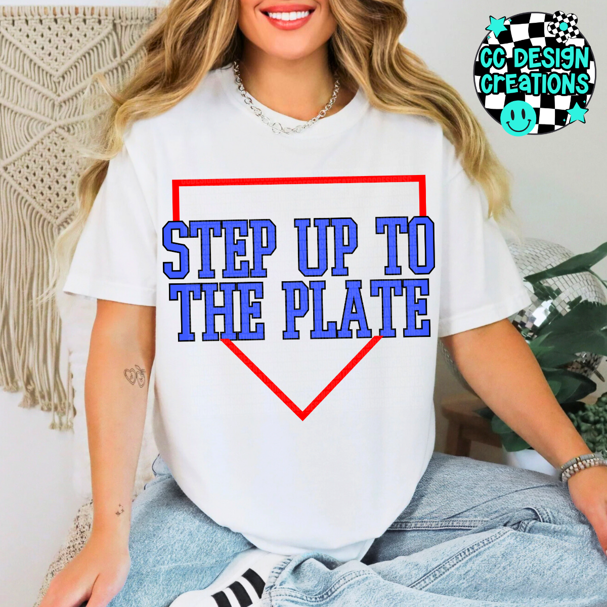 Step Up To The Plate PNG Digital Download