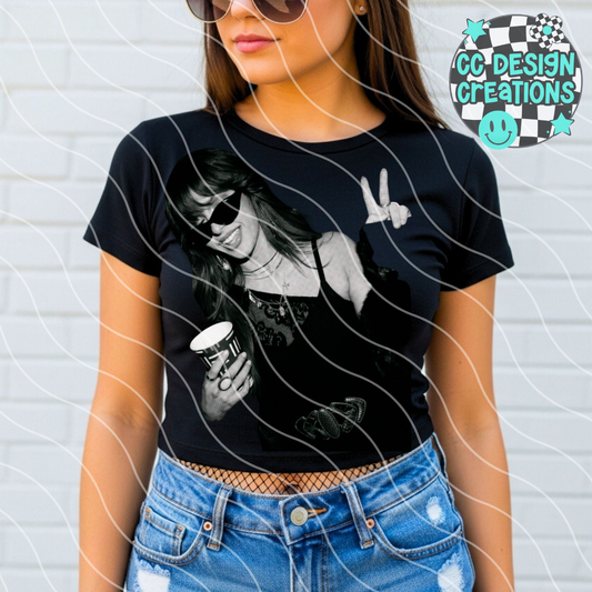 Ella Langley Halftone PNG Digital Download