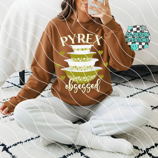 Pyrex Green PNG Digital Download