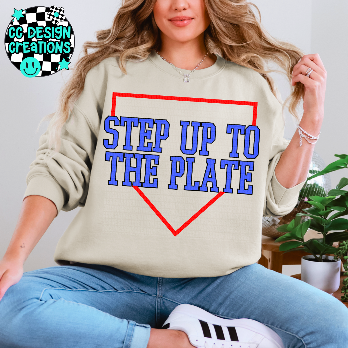 Step Up To The Plate PNG Digital Download