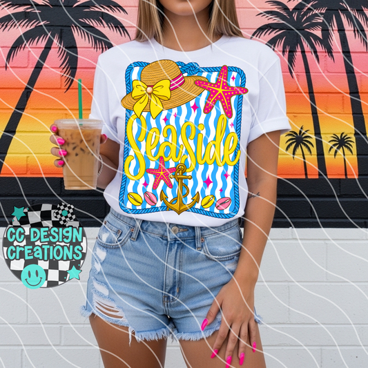 Seaside PNG Digital Download