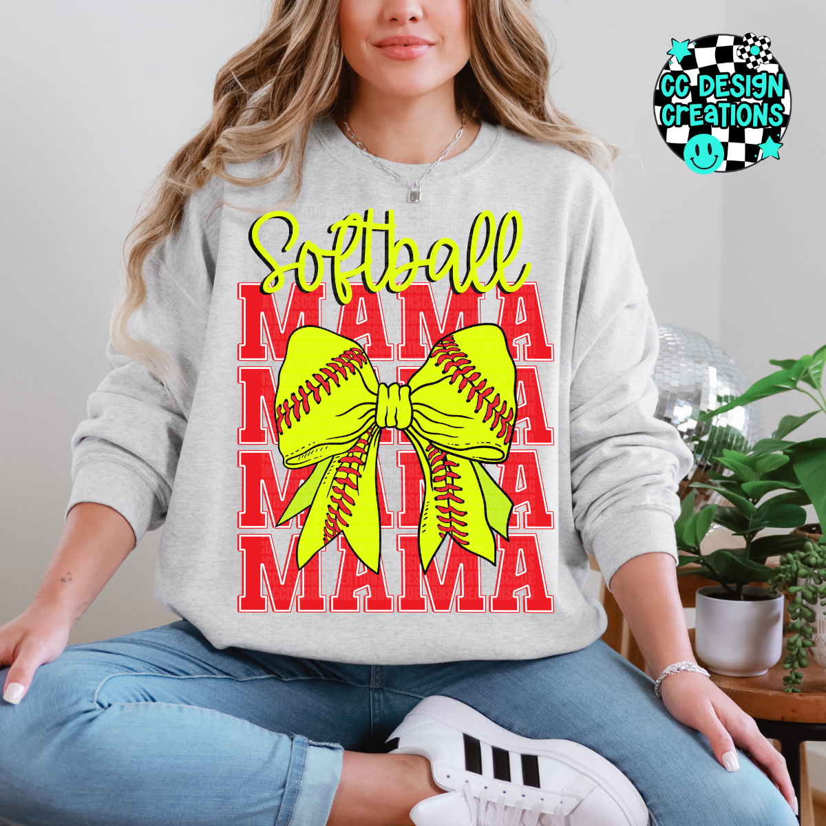 Softball Mama PNG Digital Download