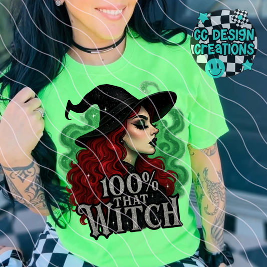 100% That Witch PNG Digital Download