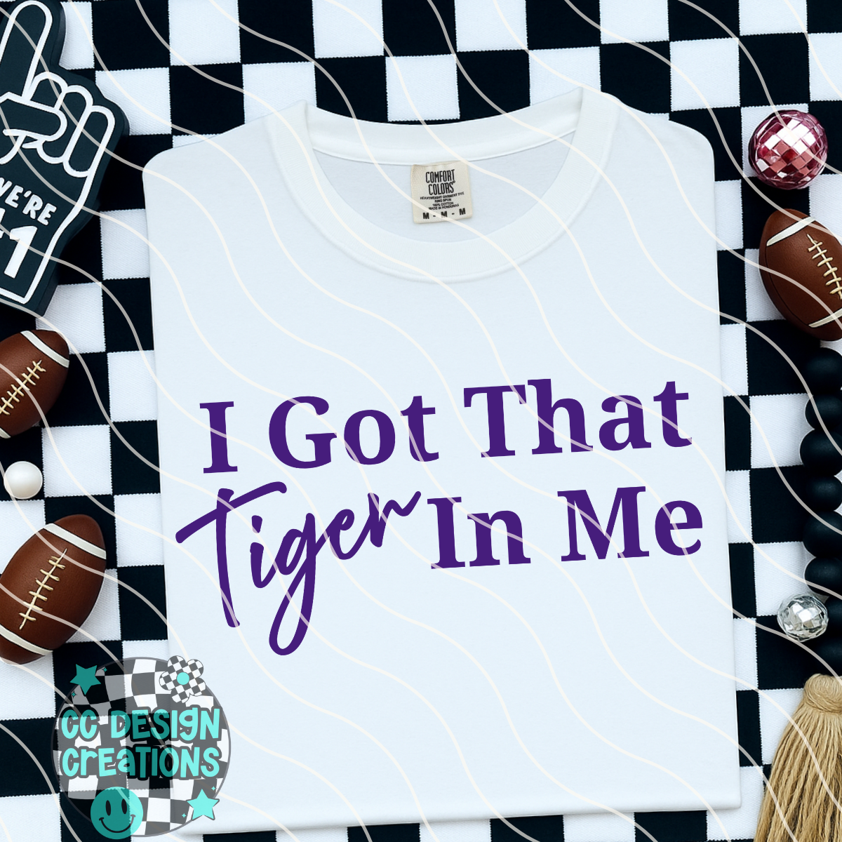I Got That Tiger In Me L S U PNG Digital Download