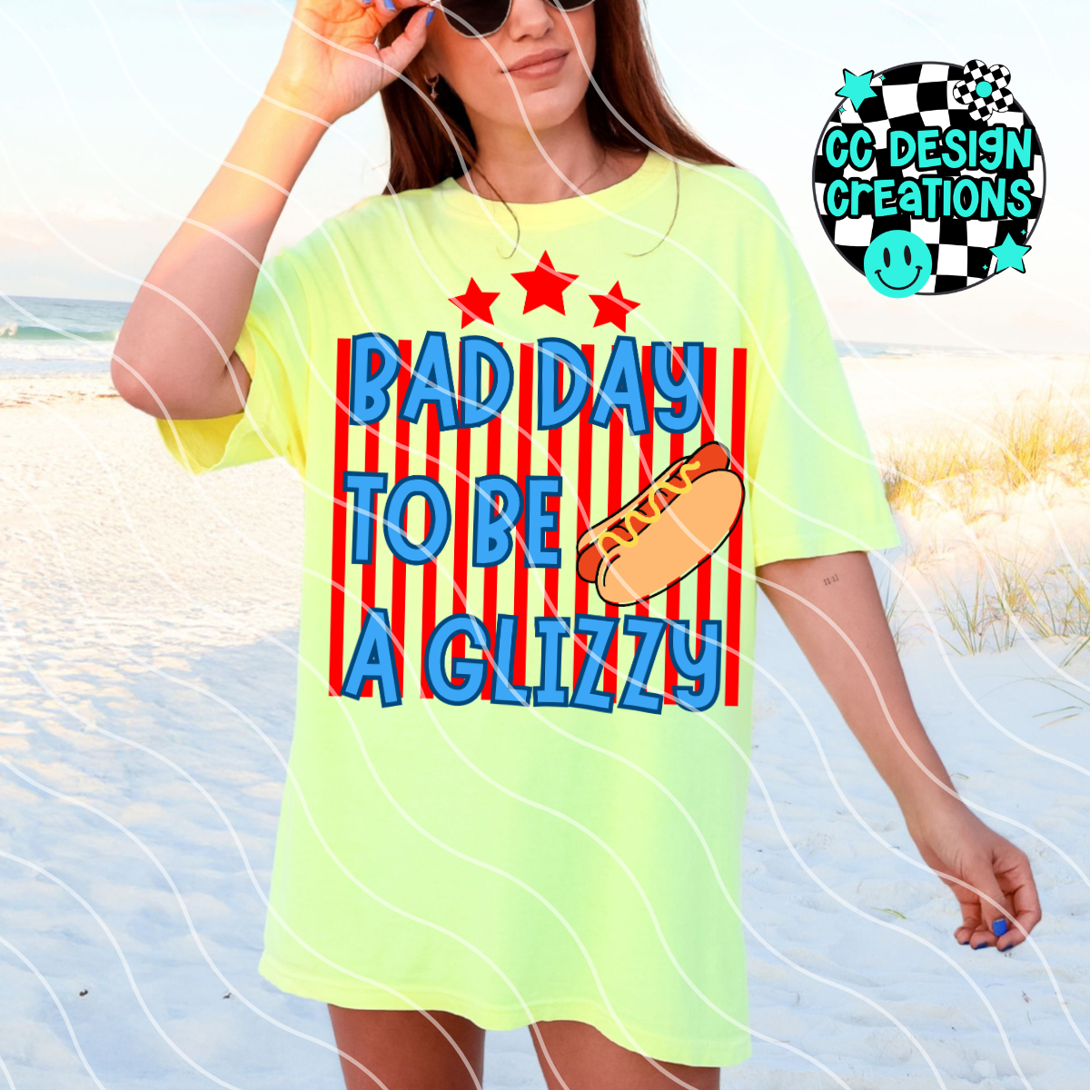 Bad day To Be A Glizzy 4th of July PNG Digital Download