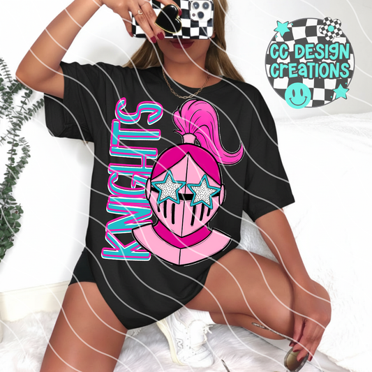 Knights Preppy Mascot PNG Digital Download