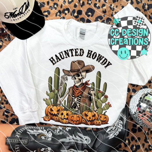 Haunted Howdy PNG Digital Download