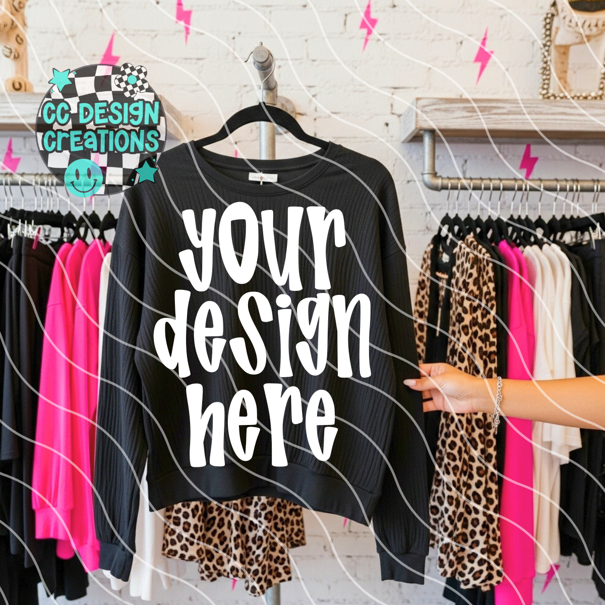 Black Sweatshirt Alt Boutique Mock 1