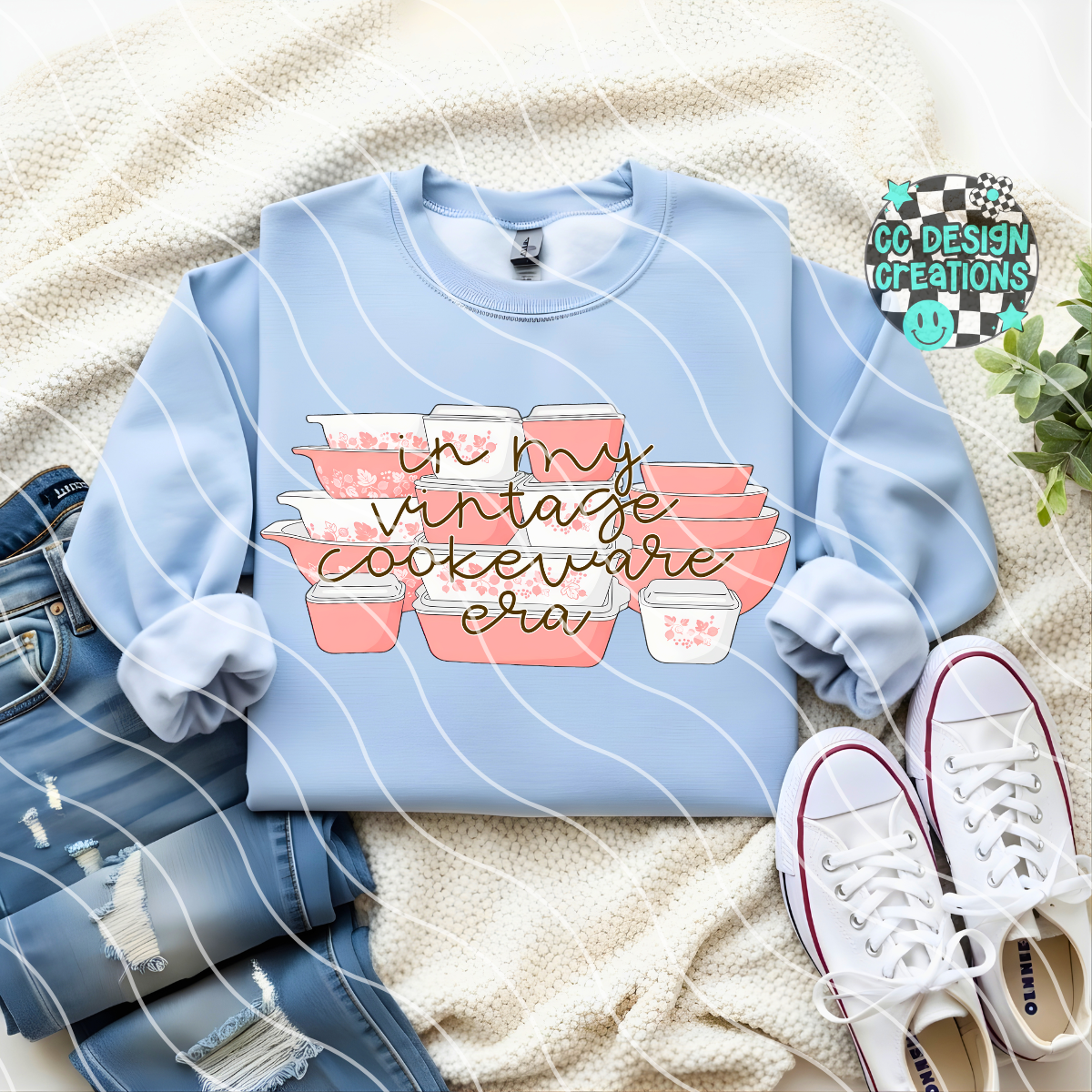 Vintage Cookware PNG Digital Download