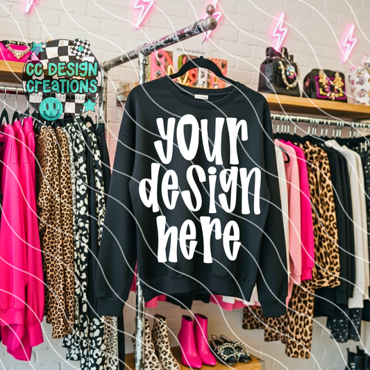 Black Sweatshirt Alt Boutique Mock 2