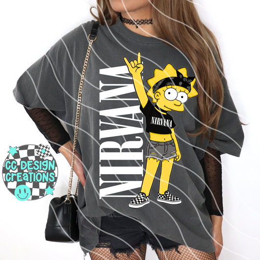 NIR VANA ROCKER LISA PNG Digital Download