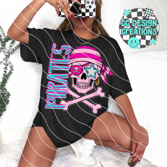 Pirates Preppy Mascot PNG Digital Download