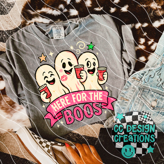 Here For The Boos PNG Digital Download