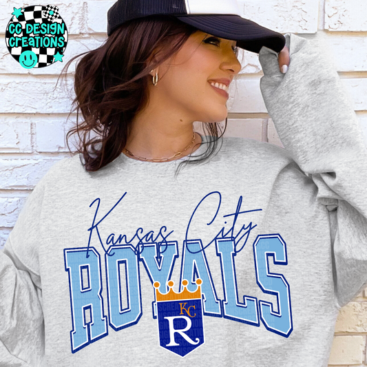 Royals Retro Logo PNG Digital Download