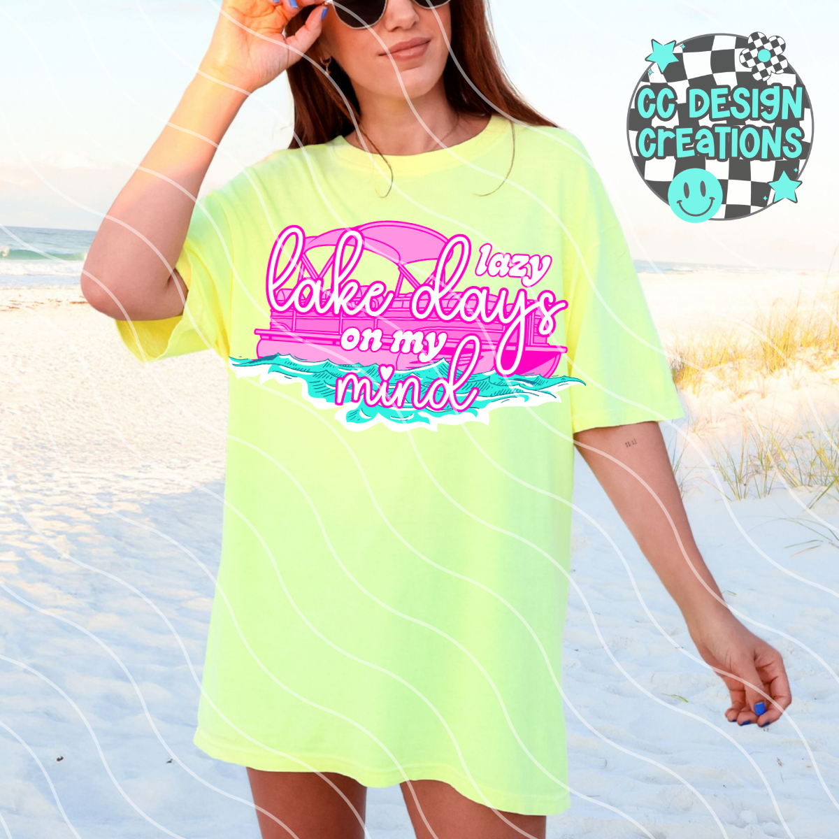 Lake Days On My Mind PNG Digital Download