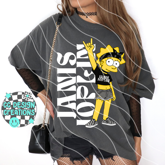 JANIS JOP ROCKER LISA PNG Digital Download