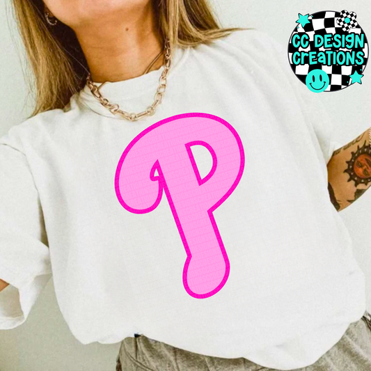Phillies Preppy Pink PNG Digital Download