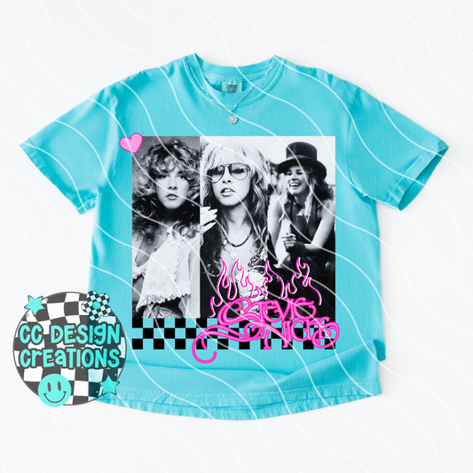 Stevie Neon Summer Music PNG Digital Download