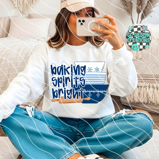 Baking Spirits Bright PNG Digital Download