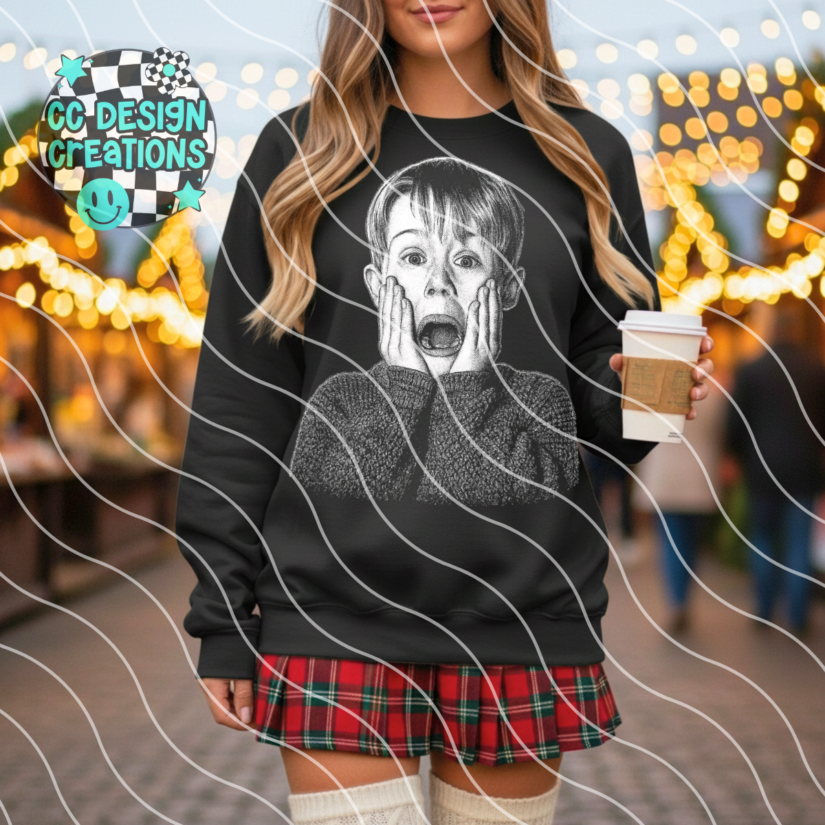 Kevin Sketch PNG Digital Download (Dark Clothing Only)