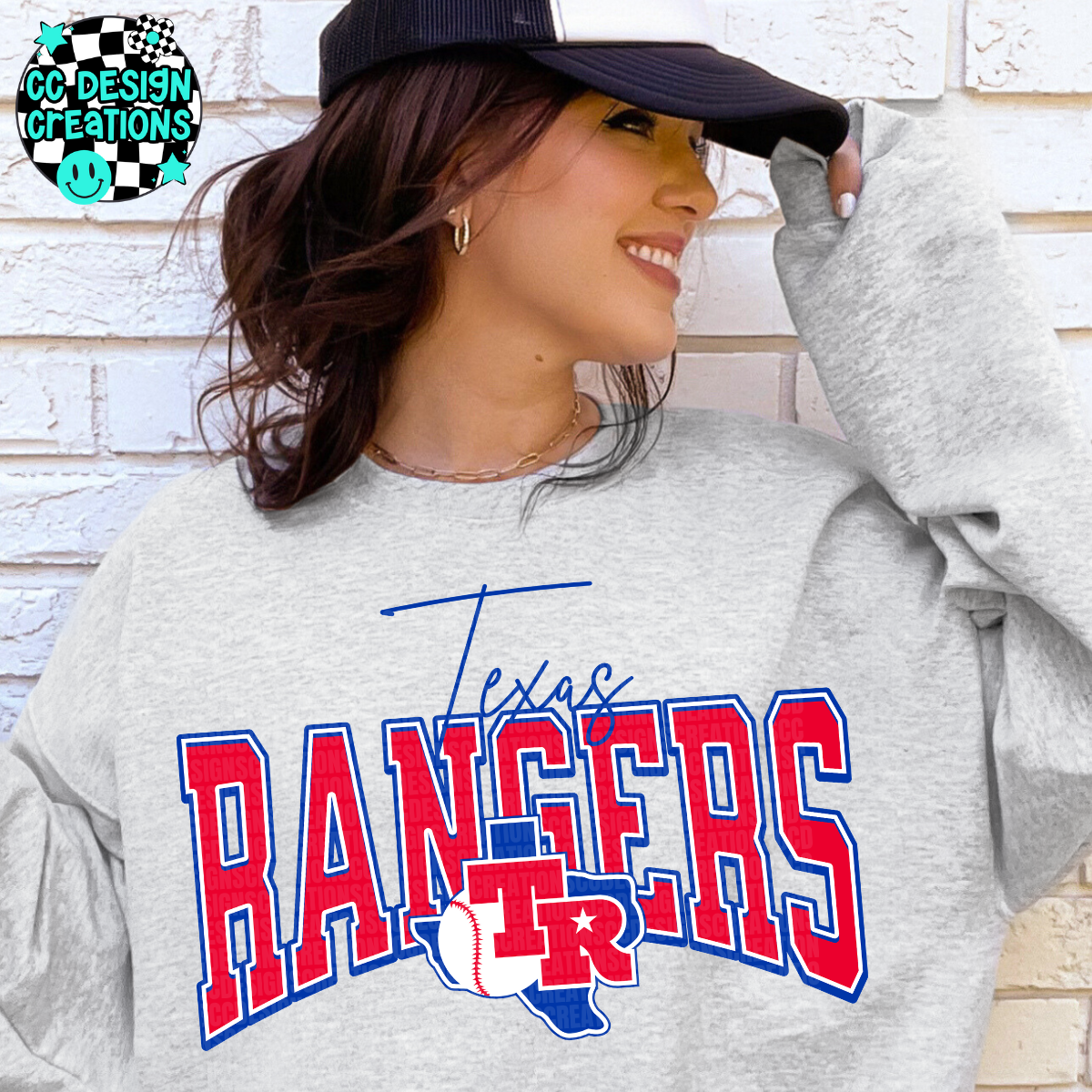 Rangers Retro Logo PNG Digital Download – CC Design Creations