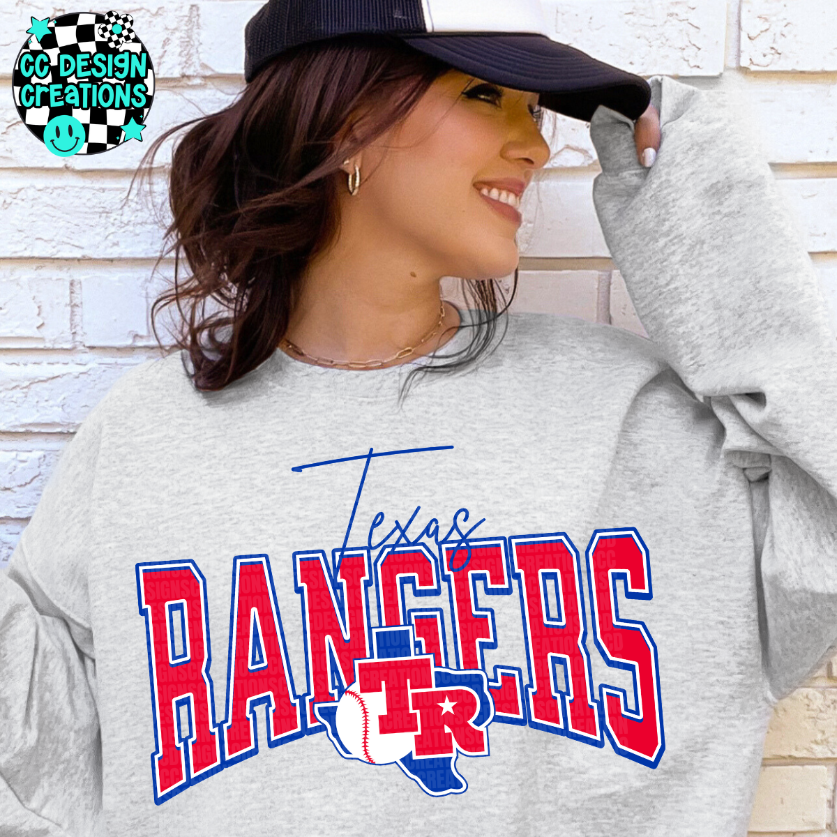 Rangers Retro Logo PNG Digital Download