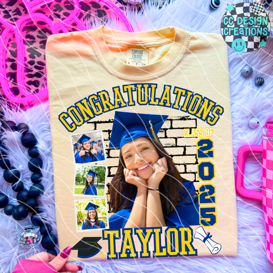 Congratulations 2025 Grad PNG Digital Download Template