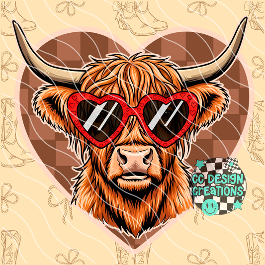 Highland Love PNG Digital Download