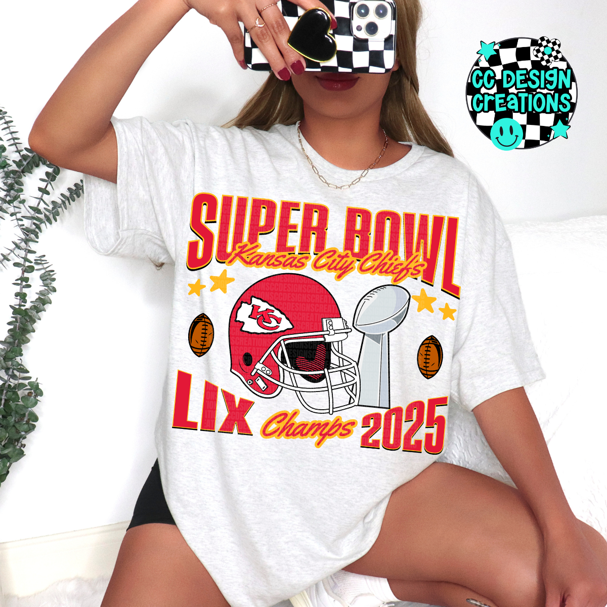 2025 Super Bowl KC Chiefs PNG Digital Download