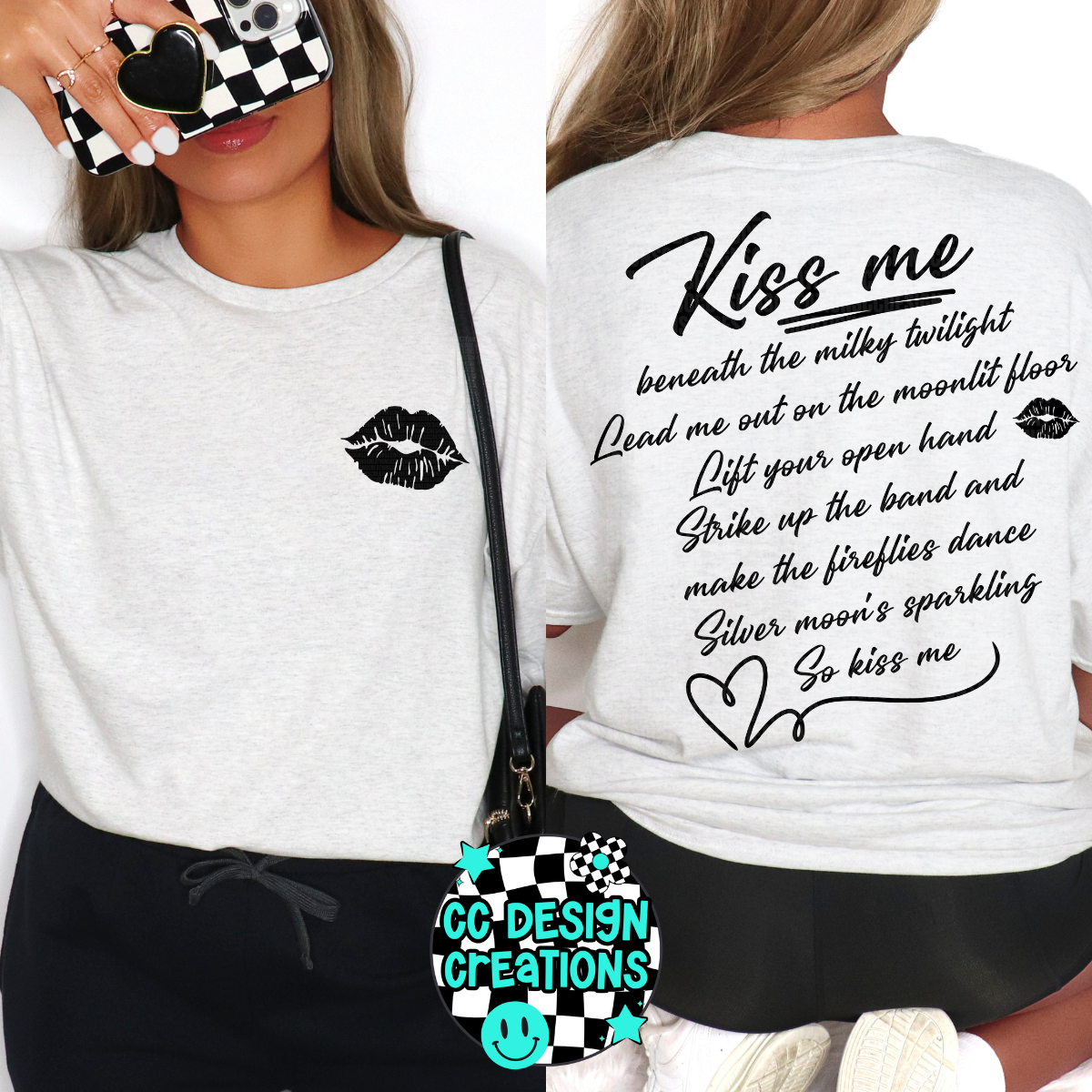 Kiss Me Love Song PNG Digital Download