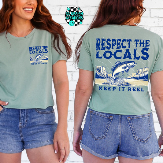 Respect The Locals Fishing PNG Digital Download