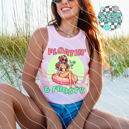 Floatin & Frosty PNG Digital Download