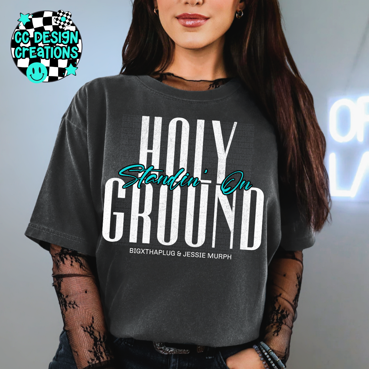 Holy Ground Jessie Murph BigXThaPlug PNG Digital Download (White)