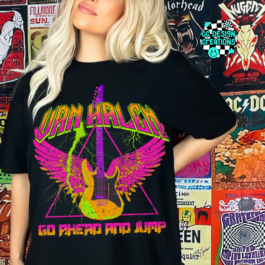 Neon Rocker Van Hal en PNG Digital Download