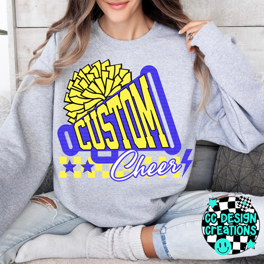 CUSTOM Cheer School Spirit PNG Digital Download