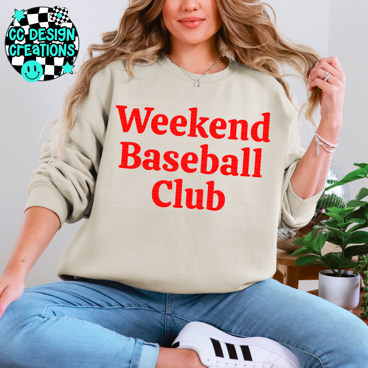 Weekend Baseball Club PNG Digital Download