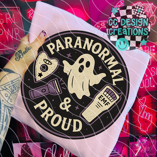 Paranormal & Proud PNG Digital Download