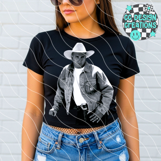 Garth Halftone PNG Digital Download