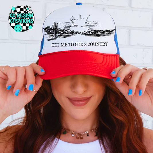 Get Me Back To Gods Country Wallen PNG Digital Download