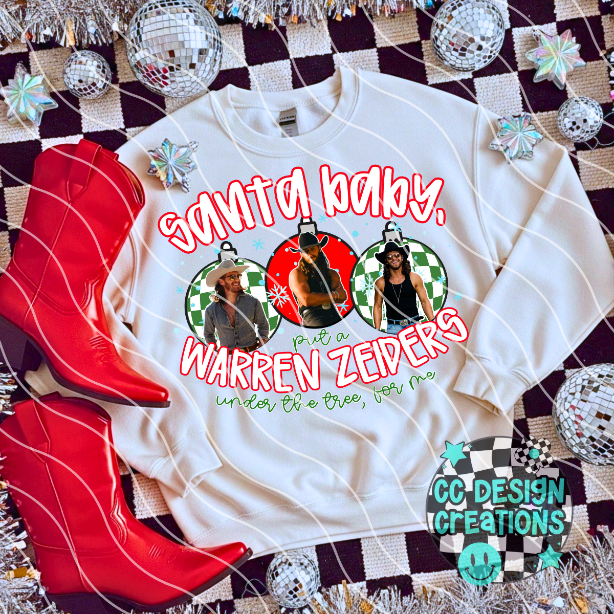 Santa Baby Zeiders PNG Digital Download