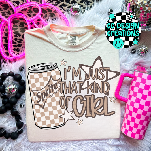 Just That Kind of Girl Sprit e Zero PNG Digital Download