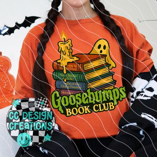 Goosebumps Book Club PNG Digital Download