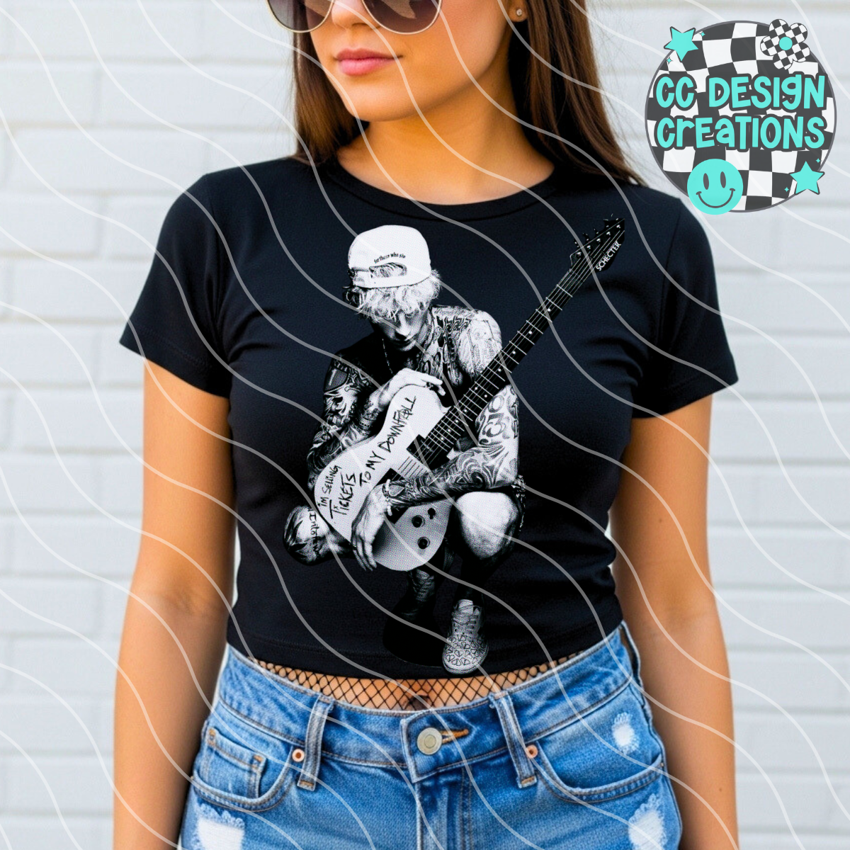 MGK Halftone PNG Digital Download