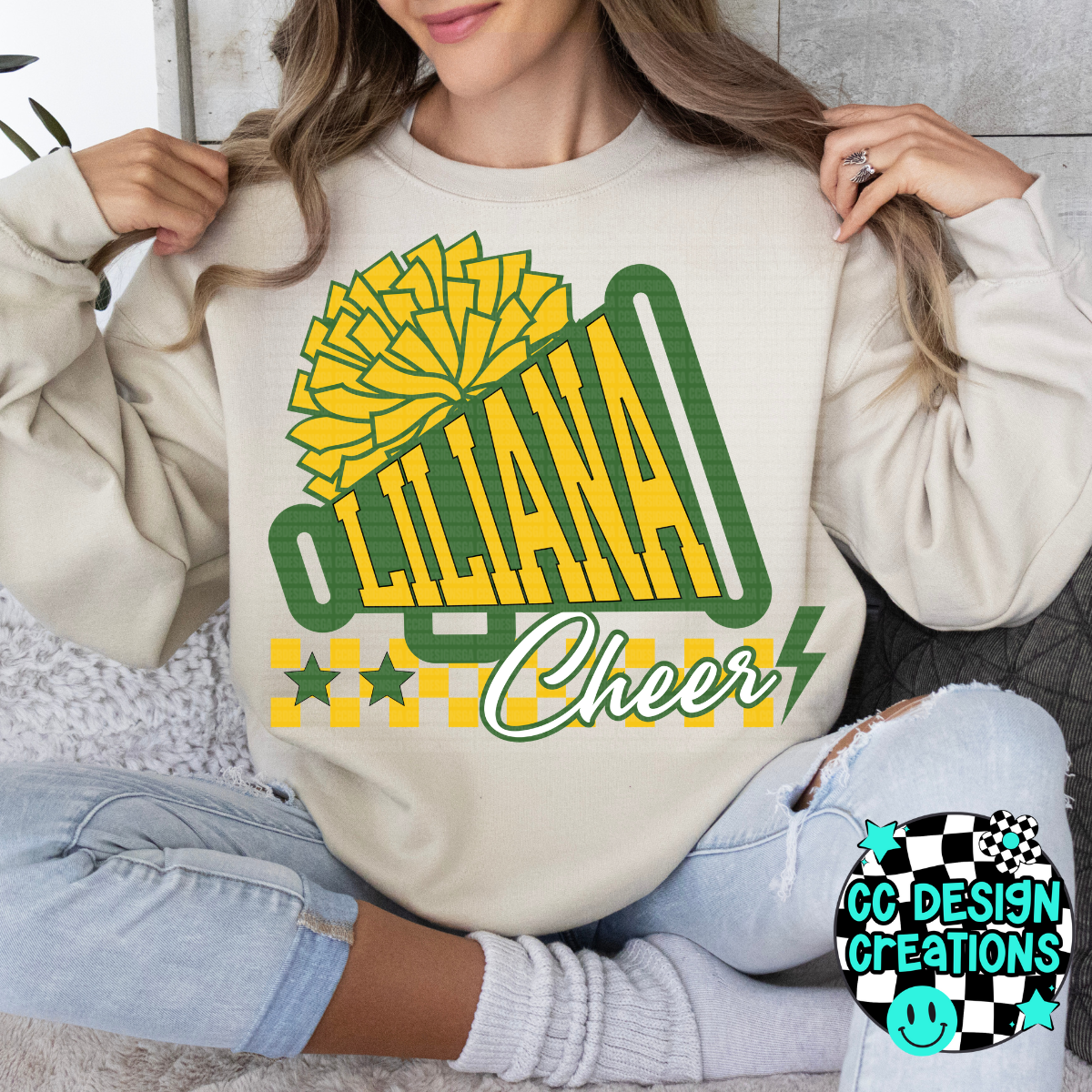 CUSTOM Cheer School Spirit PNG Digital Download