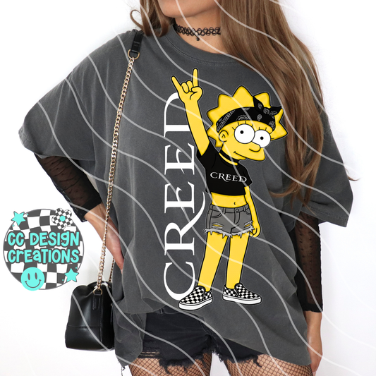 CREE D ROCKER LISA PNG Digital Download