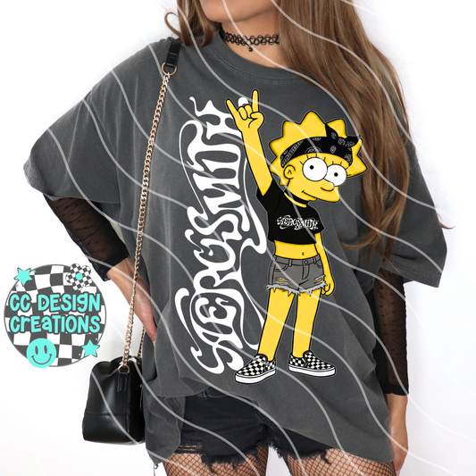 AER O SMITH ROCKER LISA PNG Digital Download